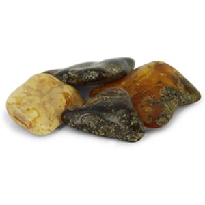 Barnsteen trommelstenen (mt2), per gram