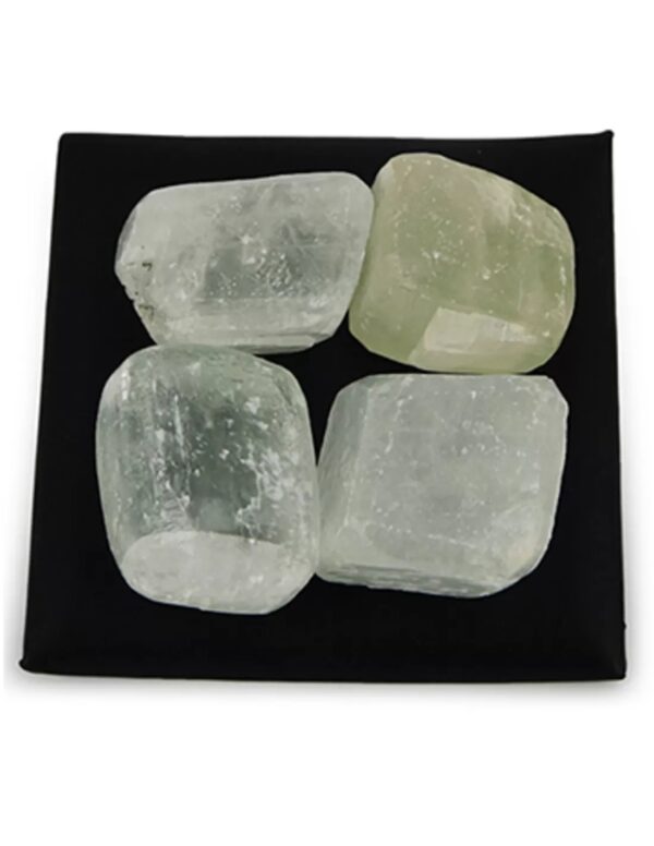 Calciet wit trommelstenen - Icecubes (mt3), p/kg