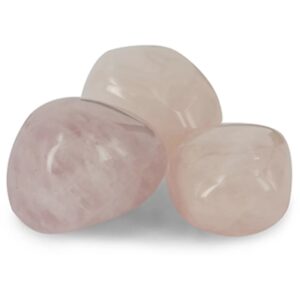 Roze kwarts A trommelstenen (mt3), per gram