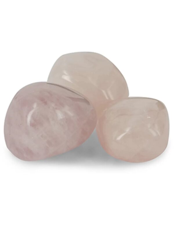 Roze kwarts A trommelstenen (mt3), per gram