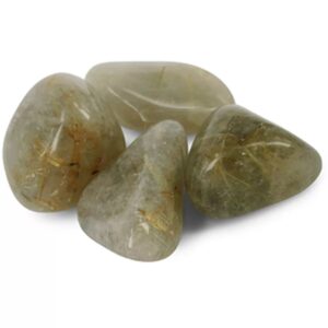 Rutielkwarts trommelstenen (mt3), per gram