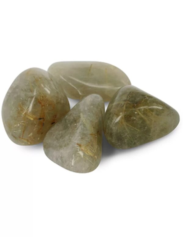 Rutielkwarts trommelstenen (mt3), per gram