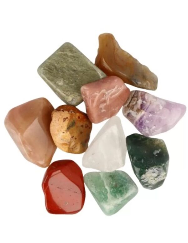 Zuid Afrika mix trommelstenen (mt3), p/kg