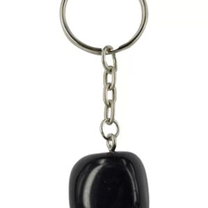 Sleutelhanger Obsidiaan zwart