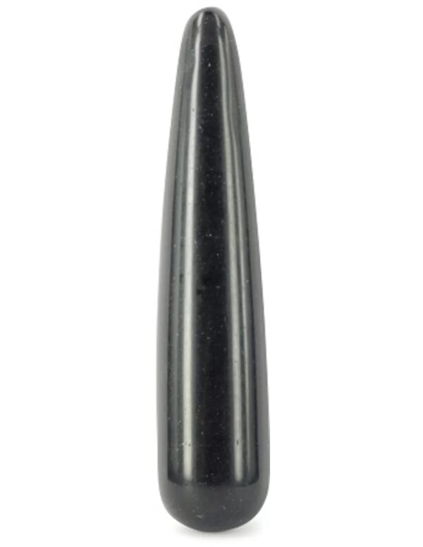 Obsidiaan zwart massage griffel