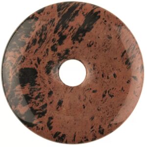 Obsidiaan mahonie donut 30 mm