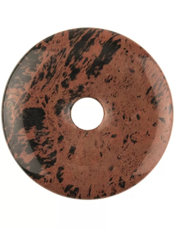 Obsidiaan mahonie donut 30 mm