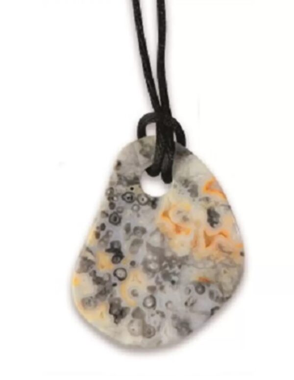 Quitarra Agaat crazy lace - ketting