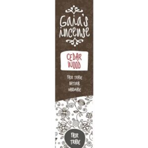 Cedar wood Gaia's incense