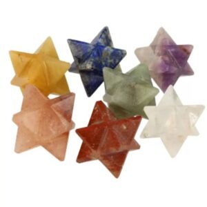 Chakra merkabah set in houten doosje
