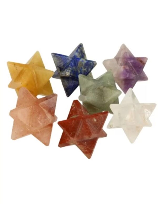 Chakra merkabah set in houten doosje