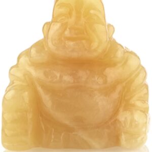 Edelsteen Boeddha Calciet geel 55 mm