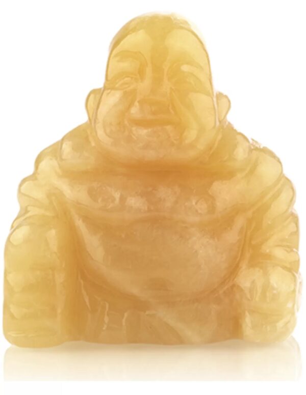 Edelsteen Boeddha Calciet geel 55 mm