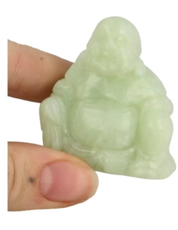 Edelsteen boeddha Jade Serpentijn - Image 4
