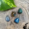 Agaat (gekleurd) blauw edelsteen hanger - Image 4