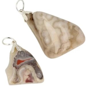 Agaat crazy lace edelsteen hanger