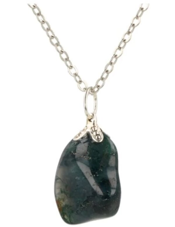 Agaat mos edelsteen hanger - Image 3