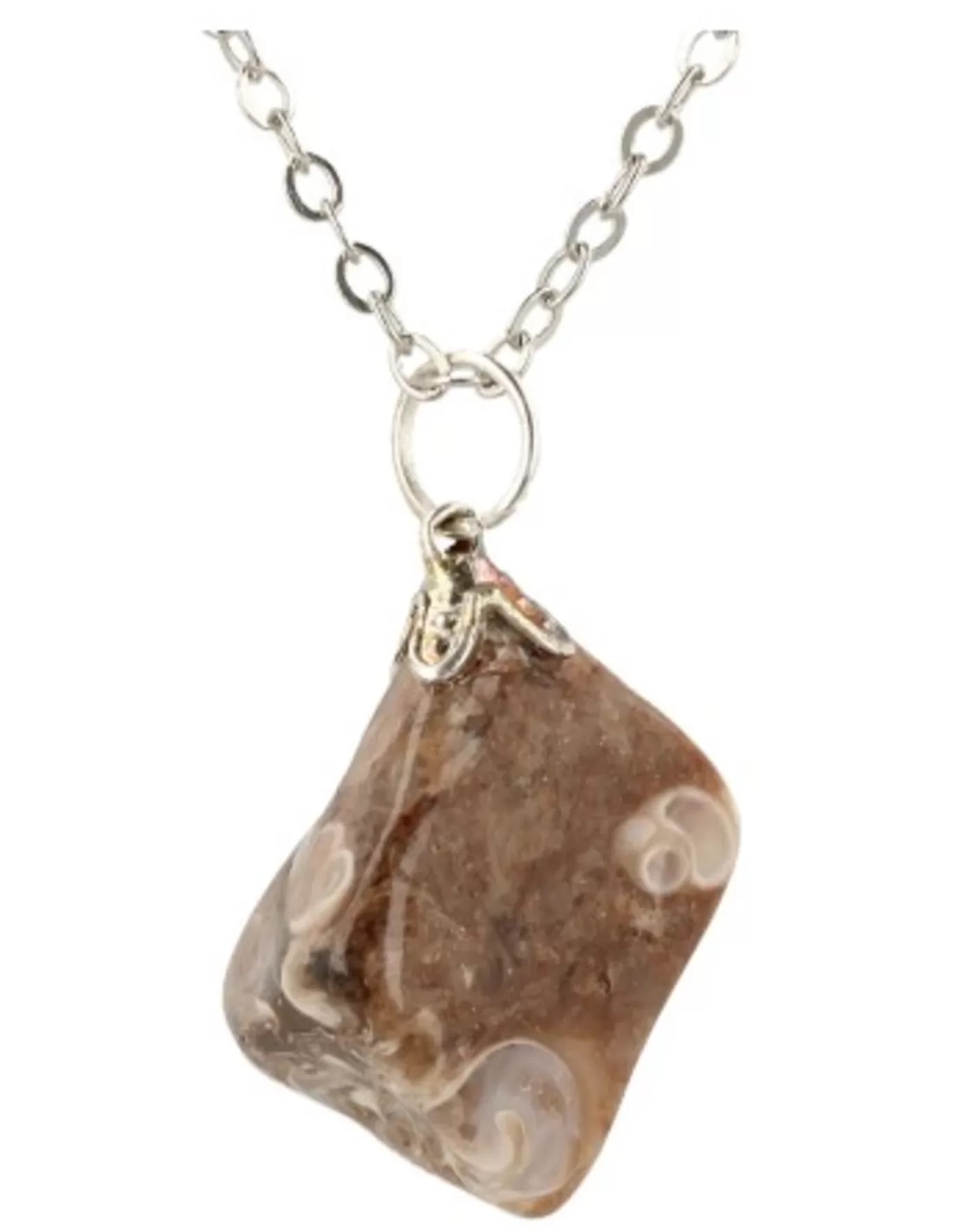 Agaat turritella edelsteen hanger - Image 3
