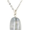 Aqua Aura edelsteen hanger geslepen (gecoat) - Image 3