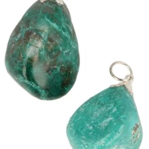 Chrysokolla edelsteen hanger