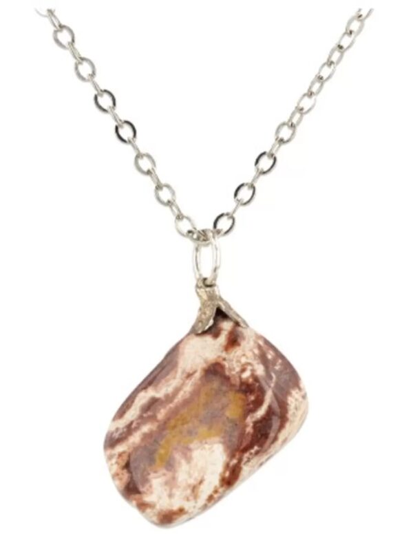 Jaspis Cacao edelsteen hanger - Image 3