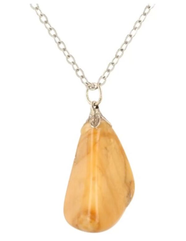 Jaspis geel edelsteen hanger - Image 3