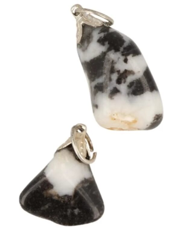 Jaspis zebra edelsteen hanger