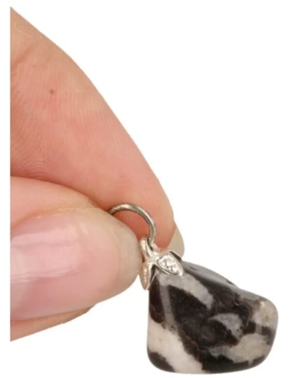 Jaspis zebra edelsteen hanger - Image 5
