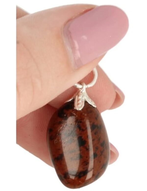 Edelsteenhanger Obsidiaan mahonie - Image 3