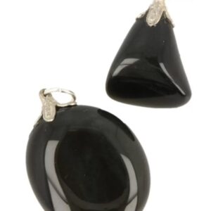 Obsidiaan regenboog edelsteen hanger