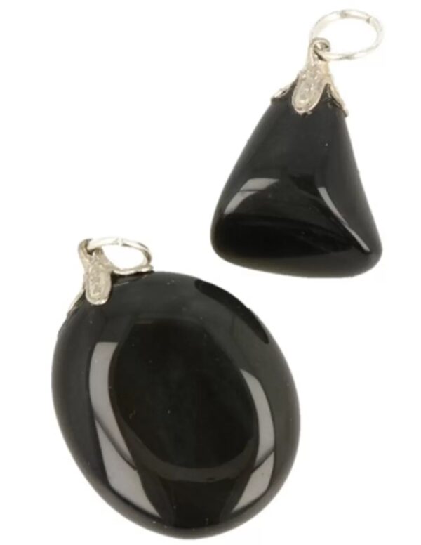 Obsidiaan regenboog edelsteen hanger