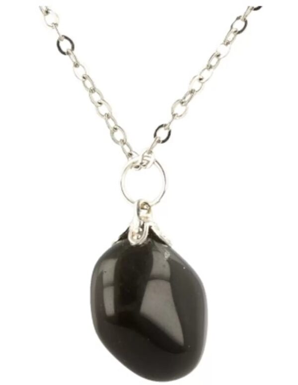 Obsidiaan regenboog edelsteen hanger - Image 3
