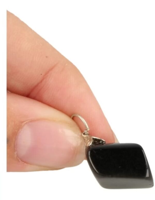 Obsidiaan regenboog edelsteen hanger - Image 5