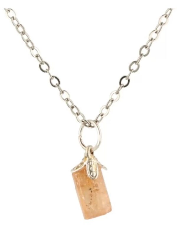 Topaas goud edelsteen hanger ruw - Image 3