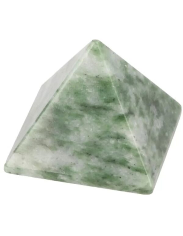 Jade Serpentijn piramide 30 mm edelsteen