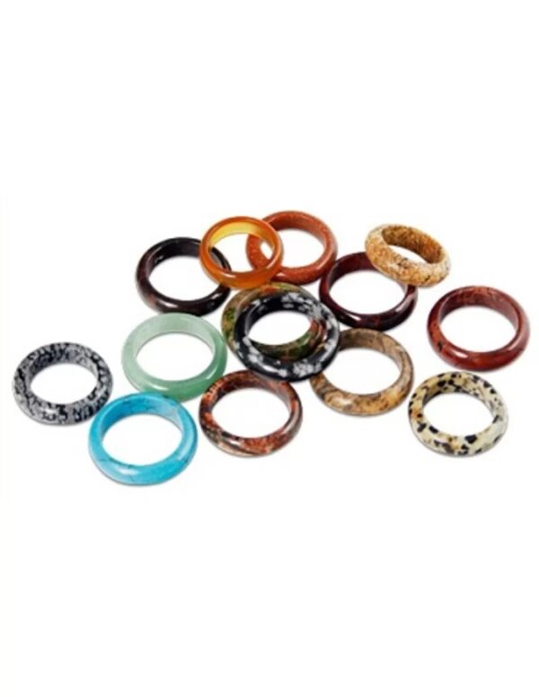 Edelsteen ring, diverse soorten