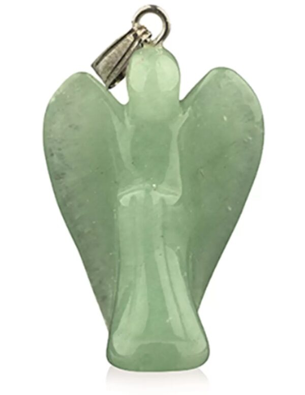 Engelen hanger 20 mm Aventurijn groen