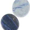 Blauwe kwarts zaksteen