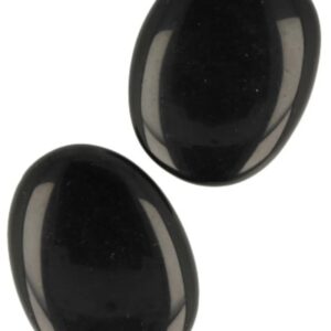 Obsidiaan zwart zaksteen