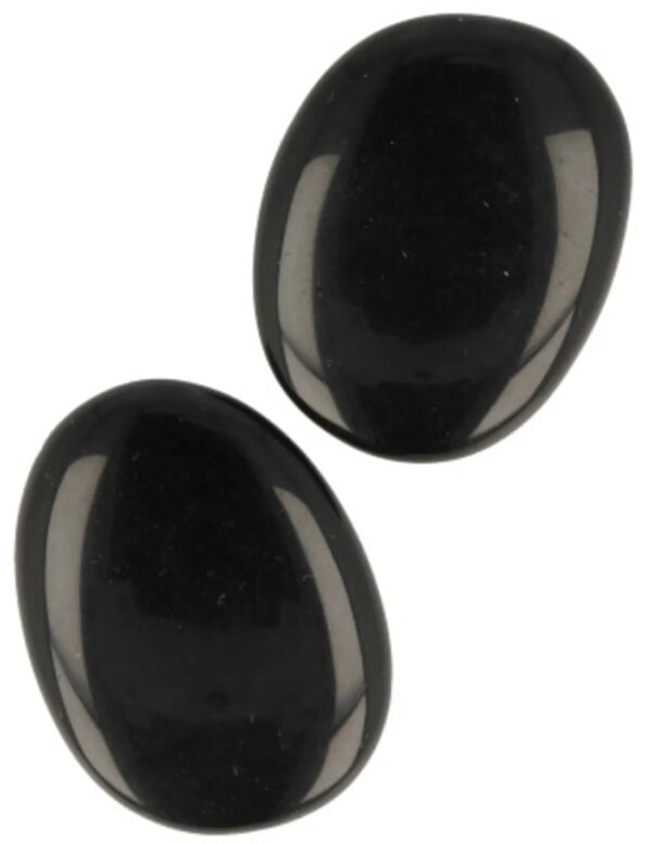 Obsidiaan zwart zaksteen