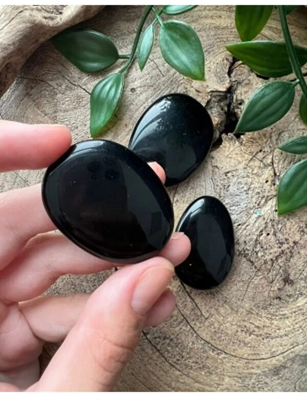 Obsidiaan zwart zaksteen - Image 2