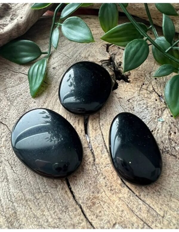 Obsidiaan zwart zaksteen - Image 4