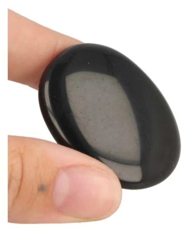 Obsidiaan zwart zaksteen - Image 5