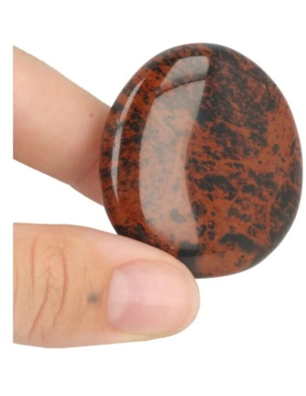 Obsidiaan mahonie zaksteen - Image 5