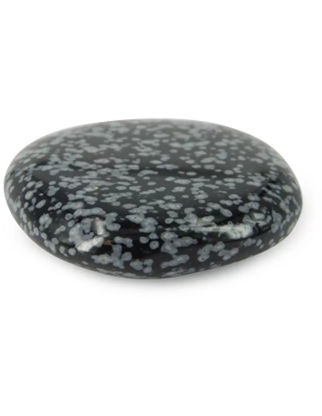 Obsidiaan sneeuwvlok zaksteen