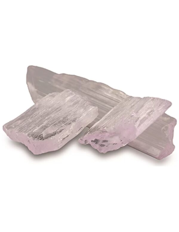 Kunziet roze ruw, per gram