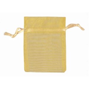 Organza buidel 7x9 goud