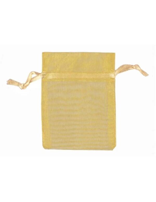 Organza buidel 7x9 goud