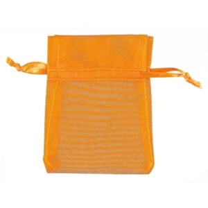 Organza buidel 7x9 oranje