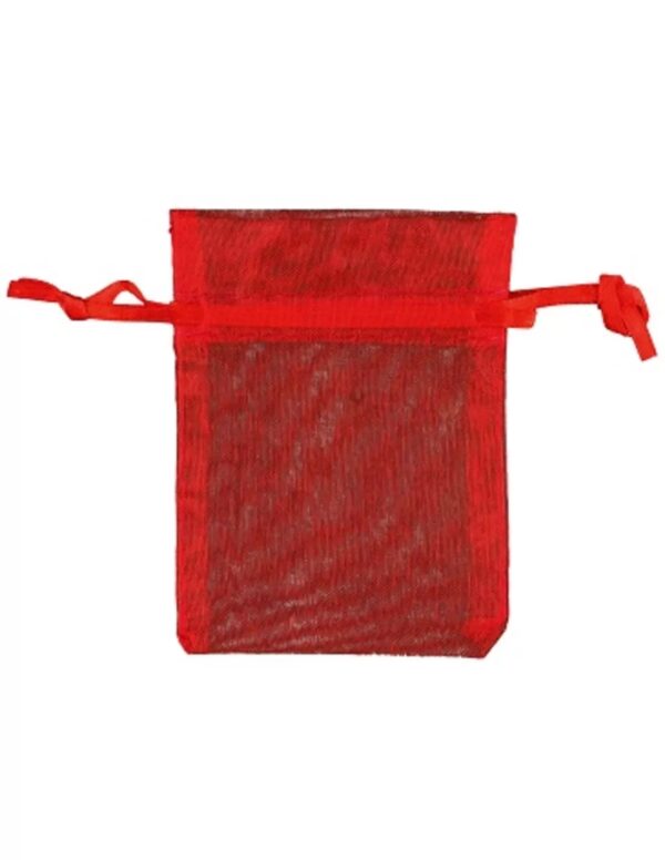 Organza buidel 7x9 rood